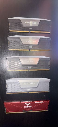 Selling All 4 CORSAIR - VENGEANCE RGB 32GB (2x16GB) DDR5 6000MHz All 4 Brand New