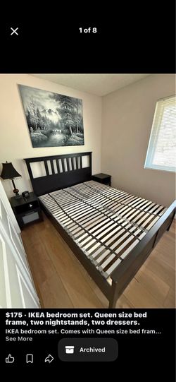Queen bed frame