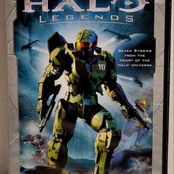 Halo Legends: Seven Stories From The Heart Of The Halo Universe (DVD, 2010) Very Good Condition. The image displays the DVD cover for Halo Legends, an