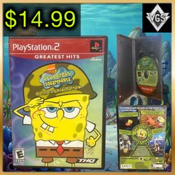 *CLASSIC* SpongeBob SquarePants: Battle for Bikini Bottom (PlayStation 2 – Greatest Hits, 2003)