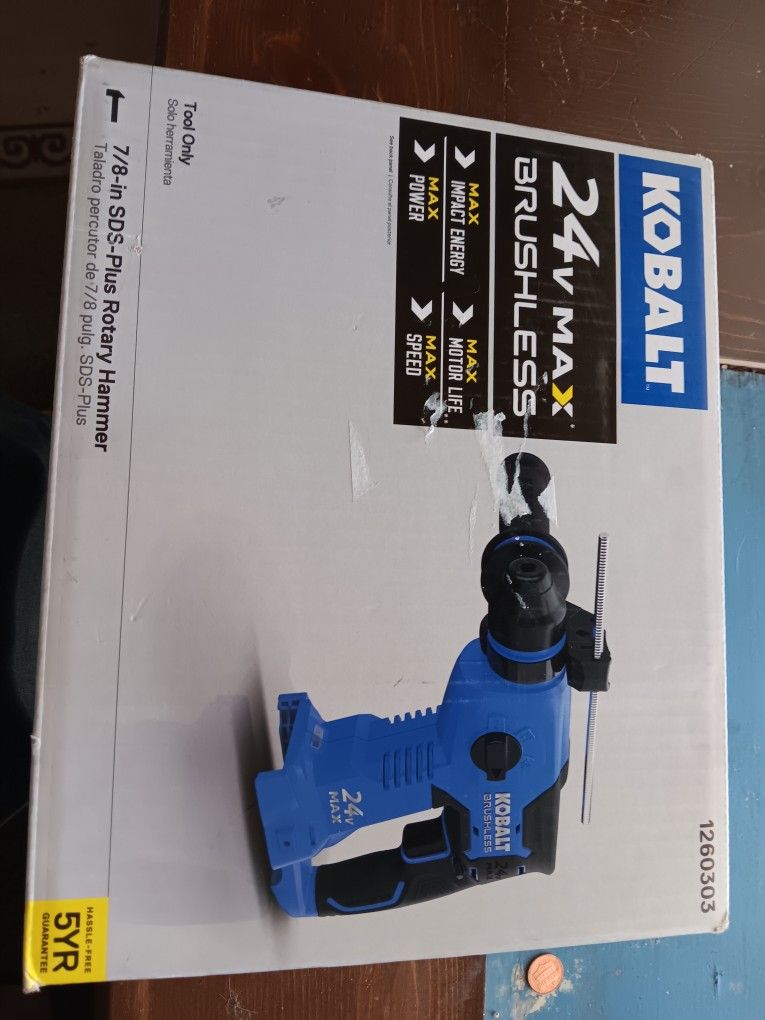 New Kobalt 7/8 Rotary Hammer Drill