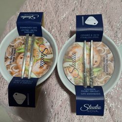 Set Of 2 Studio Nova Noodle Bowl And Chopsticks Set 