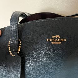 Like New Leather NYC Coach Carryall Tote