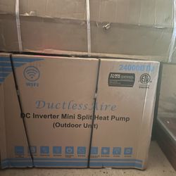 24,000 BTU 18 SEER2 Ductless Mini-Split Inverter+ Air Conditioner Heat Pump System Full Set