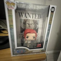 Funko One Piece Shanks With Poster