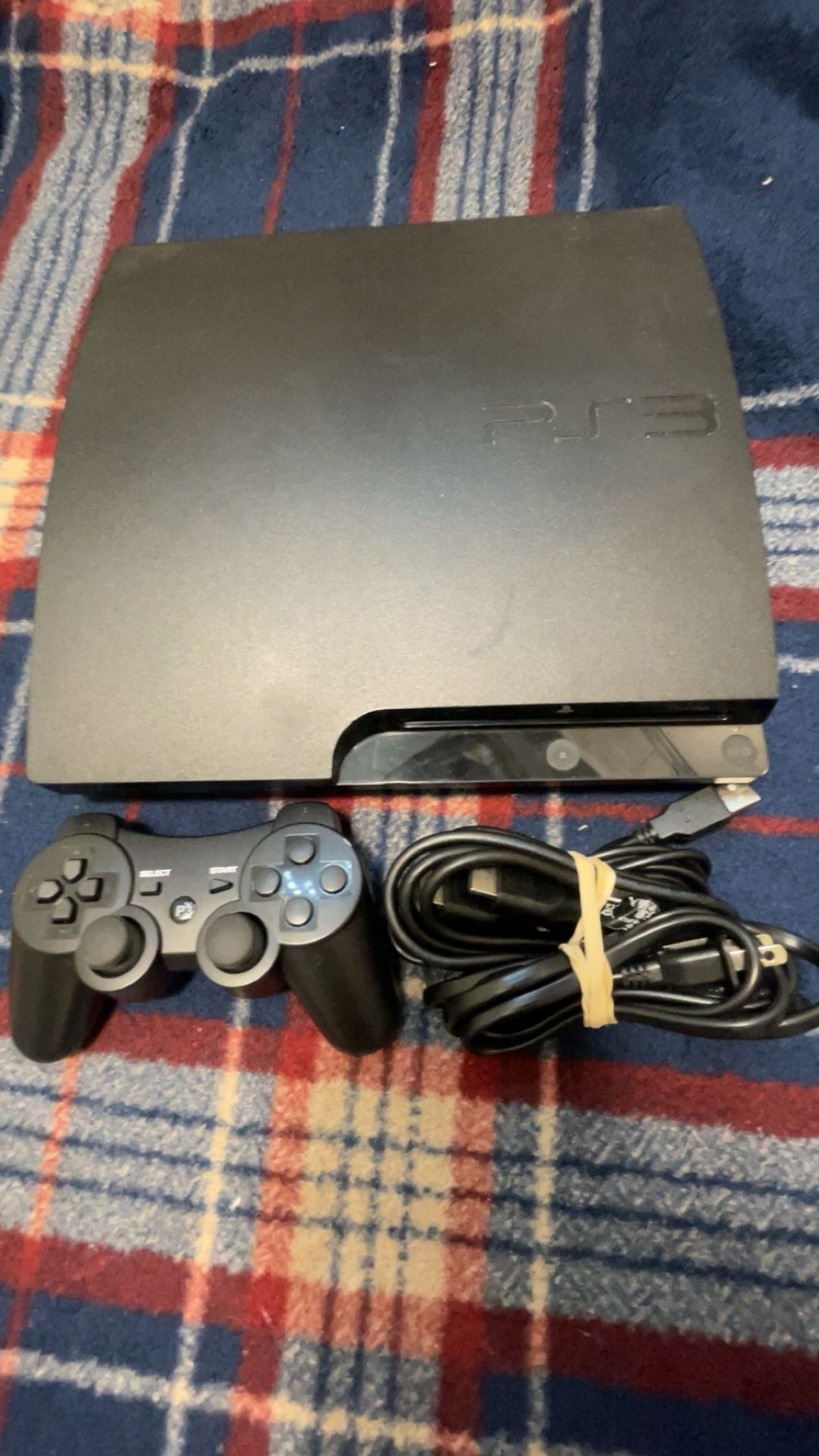 Playstation 3 console with controller