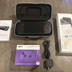 Steam Deck Bundle - 512GB + 1TB SD Card + Accessories - Excellent Condition!