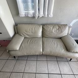 Macy’s Leather Couch 🛋️ Sofa