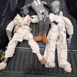 3 jiujitsu wrestling dummies for 4-8 year old