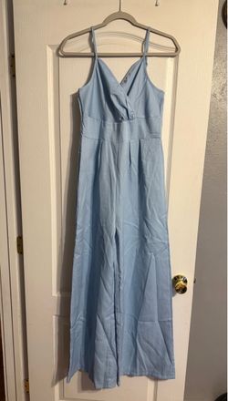 Blue jumpsuit