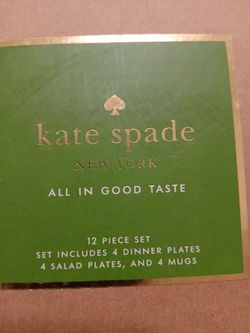 KATE SPADE 12 PIECE PLACE SETTING.   OBO **SEE ALL PICTURES****