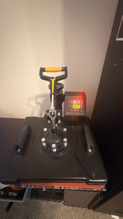 5-in-1 Heat Press Machine with Mug & Plate Attachments