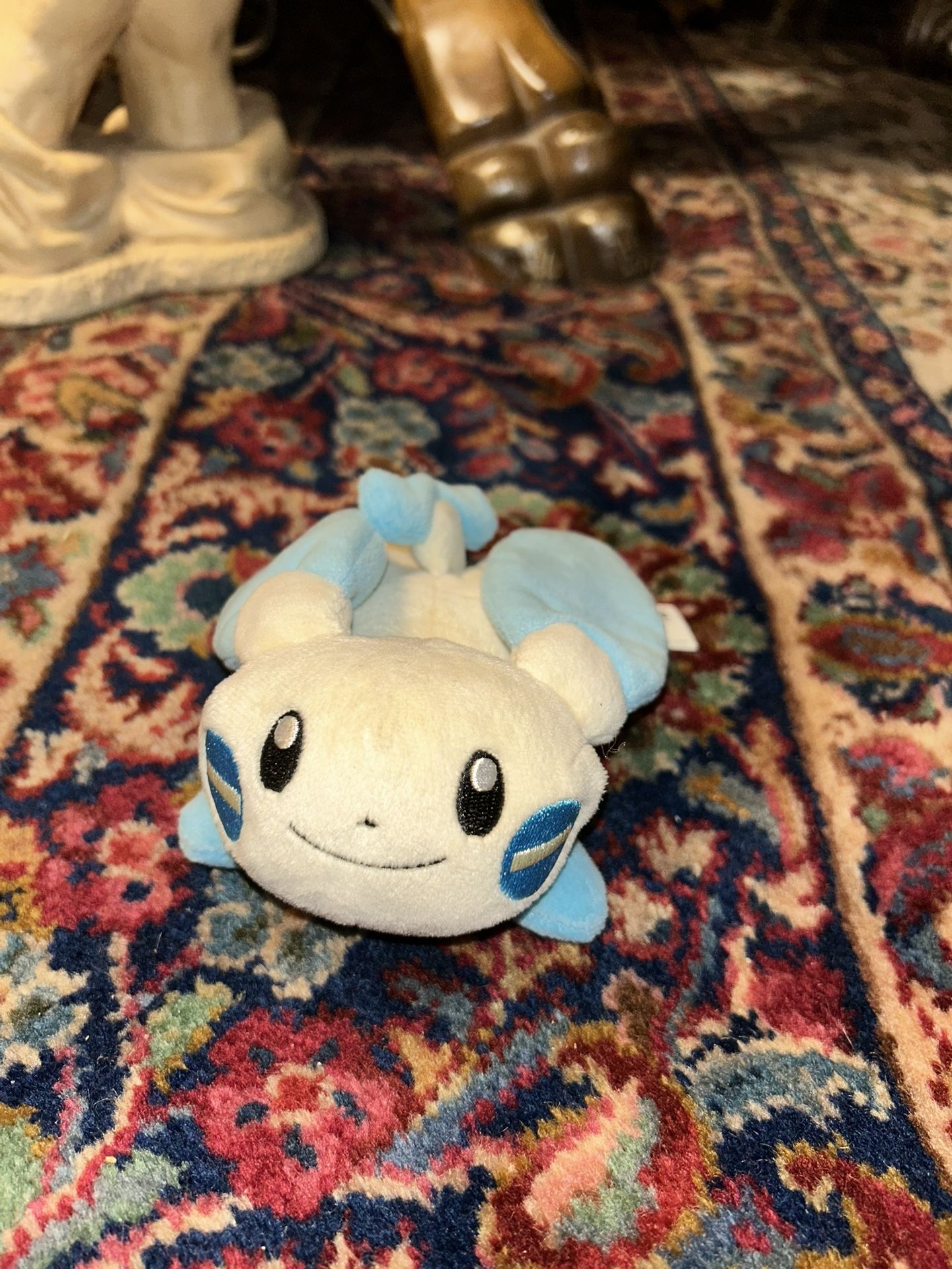 2004 Pokemon Advanced Minun Bean Bag Plush From Hasbro