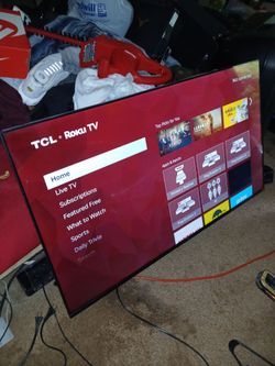 ** 50" TCL ROKU SMART TV $150