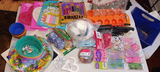 Party & Baking Supplies Mixed Lot