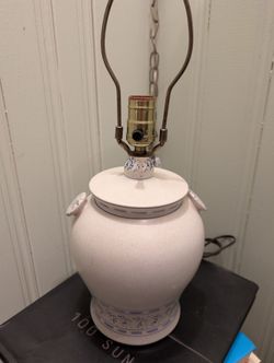 Vintage Pottery Lamp 
