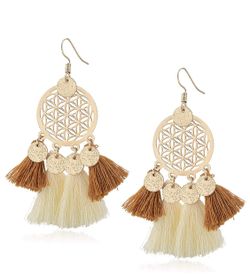 Tassel Earrings for Women Bohemian Fringe Drop Dangle Earrings