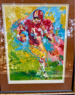 LeRoy Neiman “End Around” Signed Serigraph
