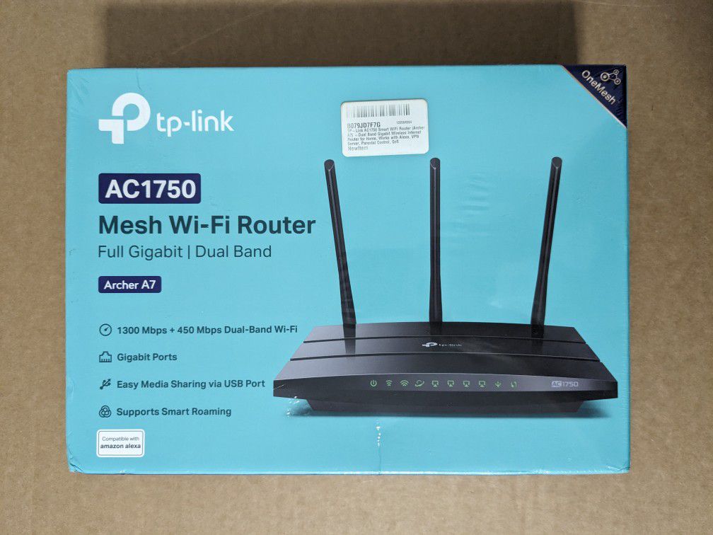 BNIB TP-LINK Archer A7 AC1750 Wi-Fi Router