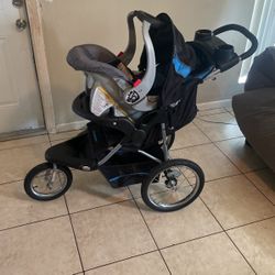 Baby Trend Stroller And Car Seat… Like New Minor Issues