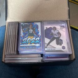 Lot Of 100+ Basketball And Football Cards