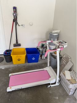 Pink treadmill