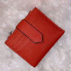 Designer Brand Guess red wallet 