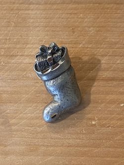 Vintage pewter Christmas themed pins