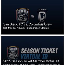 SDFCSeason Ticket Holder. All Home Games Available 