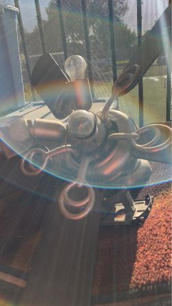 Hampton Bay ceiling fan used