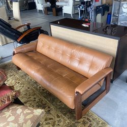 Lafer Leather Sofa And Chair
