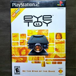 NEW FACTORY SEALED EYE CAMERA TOY SONY PLAYSTATION PS2 W/ GAME VINTAGE RETRO