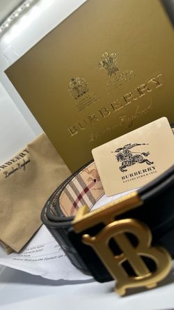 Burberry Reversible Check TB  is the first one the 2nd one is Burberry Equestrian Knight