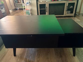 Coffee table with storage