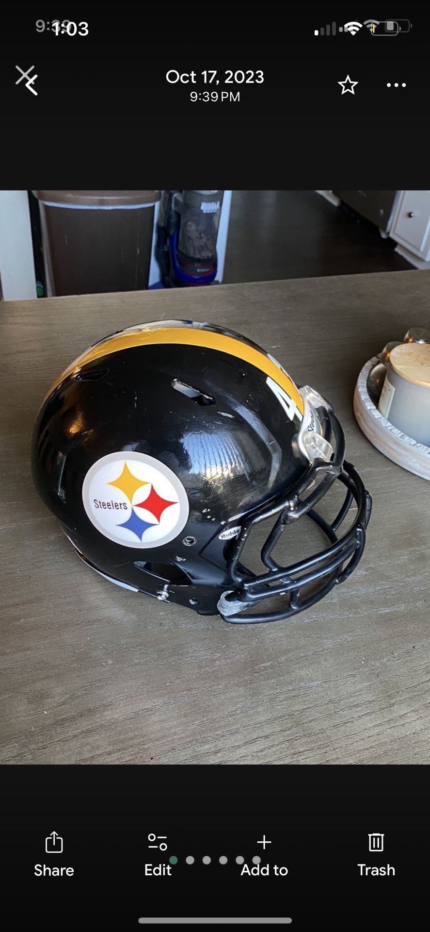 Used Custom NFL Helmets For Cheap