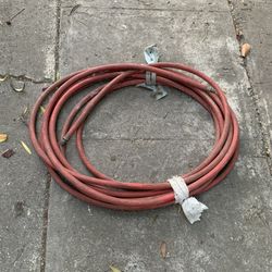 GS PLUS 1/2" ID x 25' Flexible Rubber Compressor Air Hose, 250 PSI