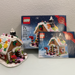 Open Box Lego Gingerbread House 40139