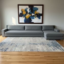 Restoration Hardware Large Down Feather Sectional Couch 🛻 Delivery Available🛻