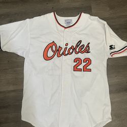 1990's BALTIMORE ORIOLES PALMER #22 STARTER THROWBACK JERSEY
