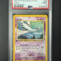Pokemon Neo Revelation 1st Edition Lugia PSA 9