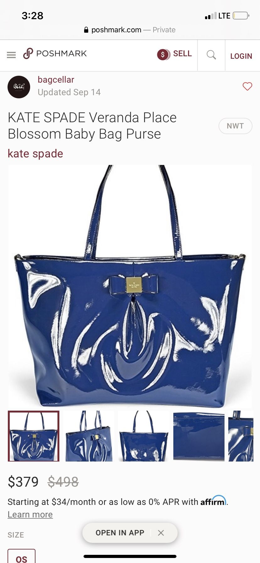 Kate Spade Diaper Bag