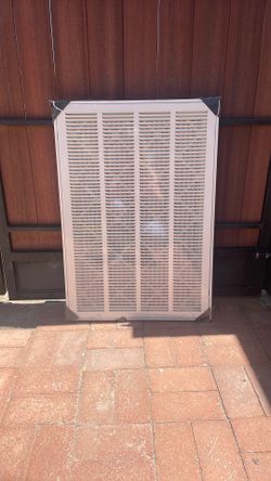 Steel Return Air Filter Grille For 20 X 30 Opening