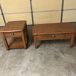 End Table and Coffee Table “New”