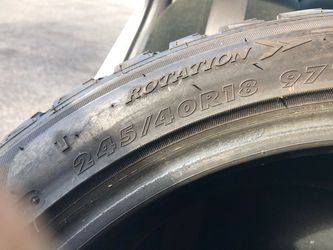 snow tires R18 basically new