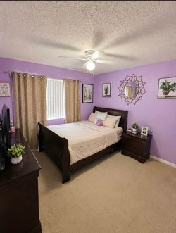 Bedroom furniture for sale, TV included