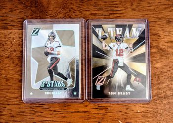 2022 Panini Illusions TOM BRADY Z-Stars & Z-Team SP Inserts #ZT-1 & #ZS-11  Tampa Bay Buccaneers