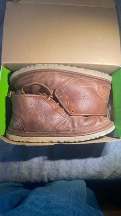 UGG Brown Leather Chukka Boots