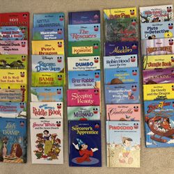 Disney's Wonderful World Of Reading Hardcover Books