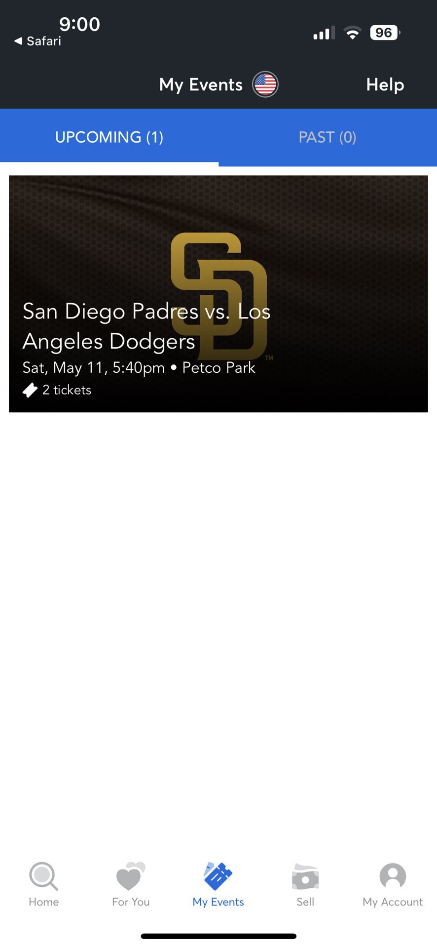 2 Padres Vs Dodgers Tickets 