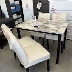 5 Piece Dining Table Set 